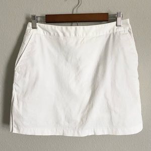 Adidas Athletic Skirt White Size 6